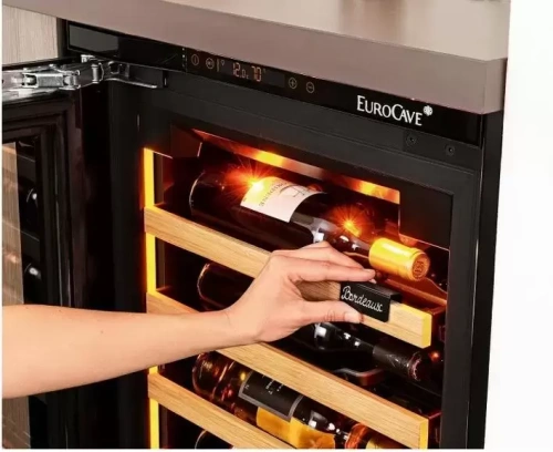 Встраиваемый винный шкаф EuroCave V-INSP-L петли слева фото 5