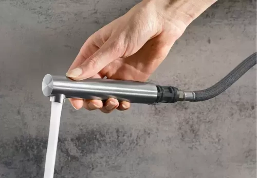 Смеситель Blanco LANORA-S полированная нержавеющая сталь фото 4