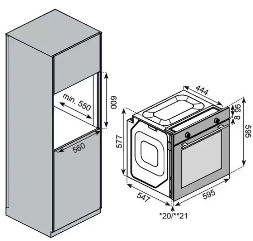 Духовой шкаф Kuppersberg HF 609 GR фото 6