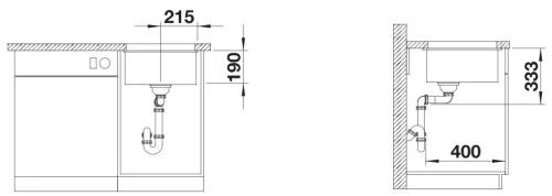 Мойка Blanco ROTAN 400-U Silgranit белый фото 4