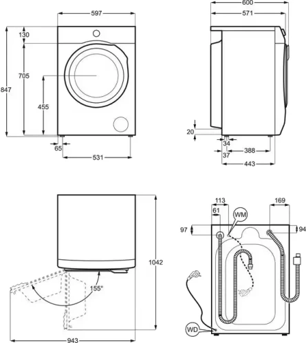 Стирально-сушильная машина Electrolux EW7W2481E фото 4