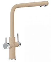 Смеситель Franke Neptune Clear Water хром/бежевый