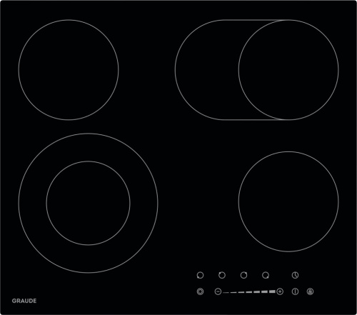 Стеклокерамическая варочная панель GRAUDE EK 60.2