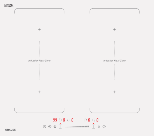 Индукционная варочная панель GRAUDE PREMIUM IK 60.2 BW