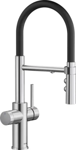 Смеситель 3-в-1 Blanco CATRIS-S Flexo Filter 526706 нержавеющая сталь