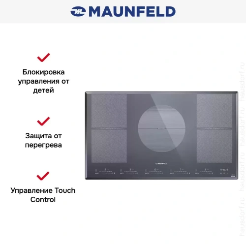 Индукционная варочная панель Maunfeld CVI905SFLGR фото 7