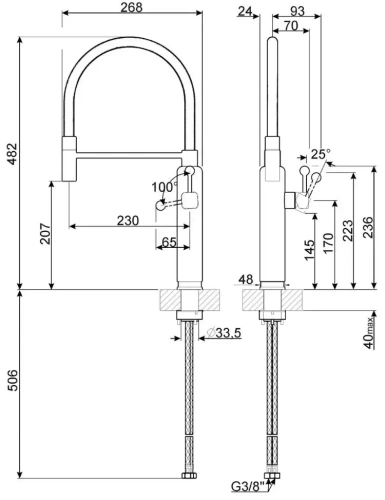Смеситель Smeg MDF50SS фото 2