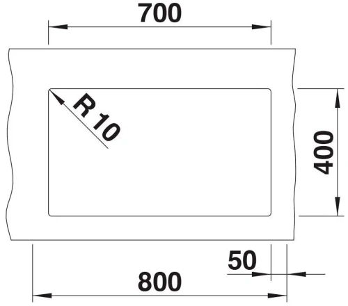 Мойка Blanco ROTAN 700-U Silgranit алюметаллик фото 4
