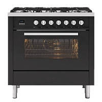 Кухонный блок ILVE Pro Line L09CWM3 матовый графит (фурн. сатинированная сталь)