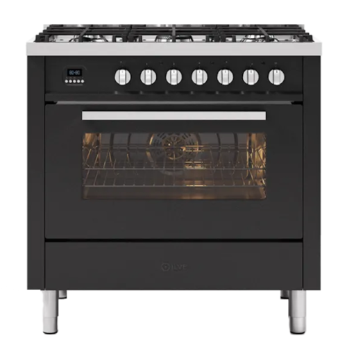 Кухонный блок ILVE Pro Line L09CWM3 матовый графит (фурн. сатинированная сталь)