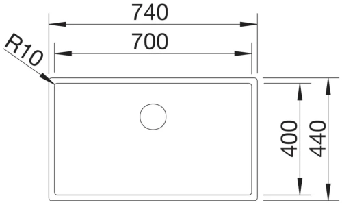 Мойка BLANCO CLARON 700-U нержавеющая сталь Durinox фото 3