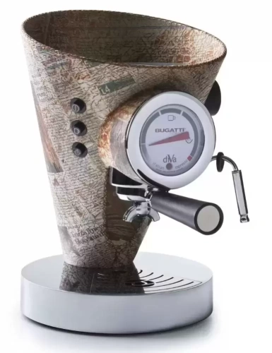 Кофеварка Bugatti Espresso Machine DIVA Leather Newspape