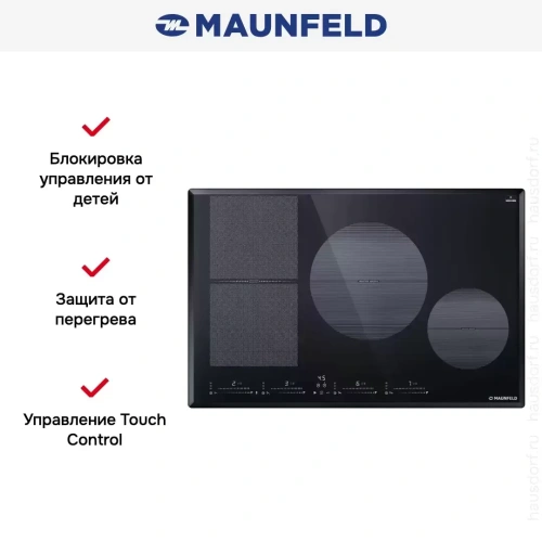 Индукционная варочная панель Maunfeld CVI804SFDGR фото 7