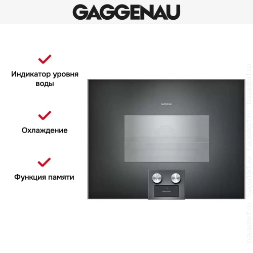 Комбинированный духовой шкаф-пароконвектомат Gaggenau BS455101 фото 6