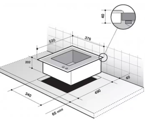 Модульная система De Dietrich DTE 1058 X фото 3