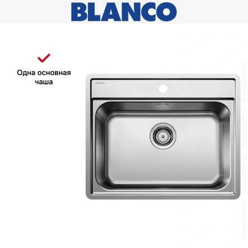 Мойка BLANCO LEMIS 6-IF нержавеющая сталь фото 9