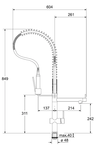Смеситель Franke Planar 330-1 хром фото 2