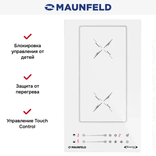 Индукционная варочная панель Maunfeld CVI292S2BWHA Inverter фото 7