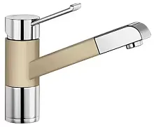 Смеситель Blanco Zenos-S chrome/Silgranit шампань