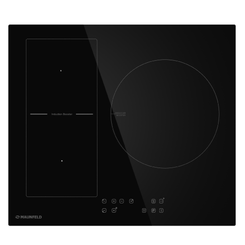 Индукционная варочная панель с объединением зон Bridge Induction MAUNFELD CVI593BK2 фото 2