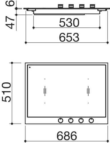 Индукционная варочная панель Barazza 1PBF7ID фото 5