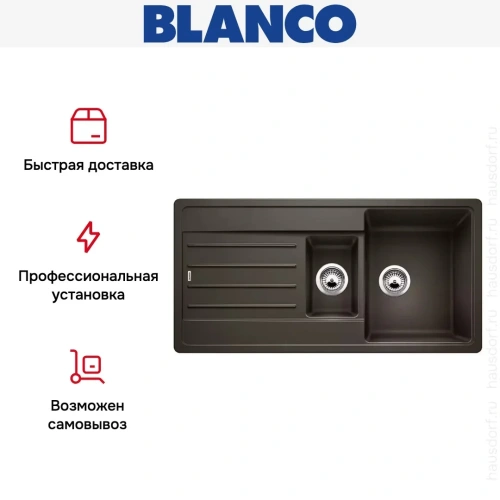 Мойка Blanco LEGRA 6S SILGRANIT кофе фото 9