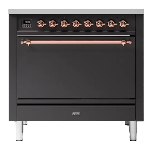 Кухонный блок ILVE P09PQNE3/MGP матовый графит (фурн. медь) Кухонный блок ILVE P09PQNE3/MGP матовый графит (фурн. медь)