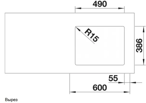 Мойка Blanco ETAGON 500-U SILGRANIT PuraDur алюметаллик фото 5