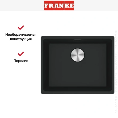 Мойка Franke MRG 110-52 черный матовый фото 7