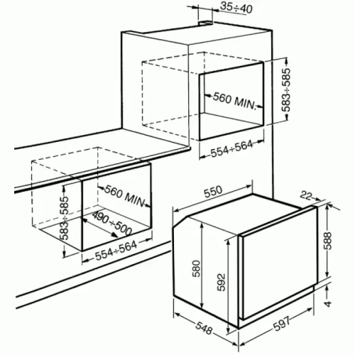 Духовой шкаф Smeg SFP805AO фото 5
