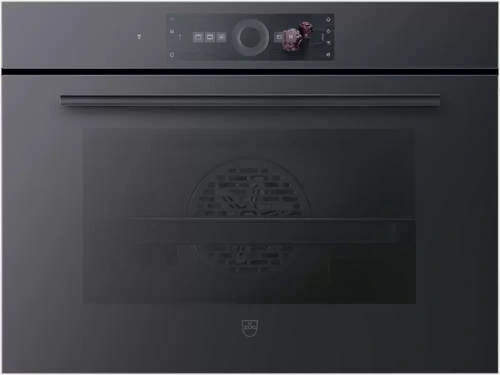 Духовой шкаф V-ZUG Combair V6000 45P C6T-21059 черное стекло