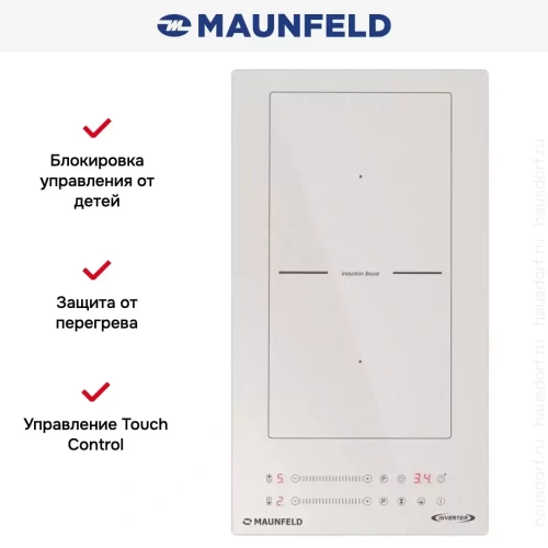 Индукционная варочная панель Maunfeld CVI292S2BBG Inverter фото 7