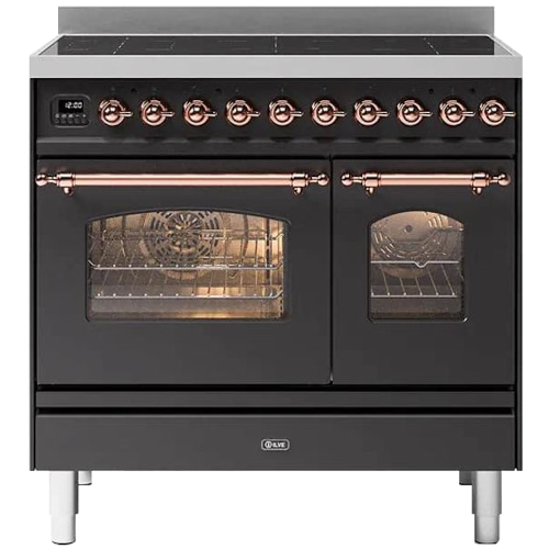 Кухонный блок ILVE PDI096NE3/MGP матовый графит (фурн. медь) Кухонный блок ILVE PDI096NE3/MGP матовый графит (фурн. медь)