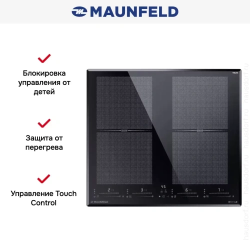 Индукционная варочная панель Maunfeld CVI594SF2BK LUX Inverter фото 7