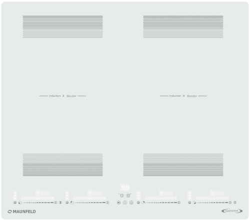 Индукционная варочная панель MAUNFELD CVI594SF2WHD Inverter фото 2