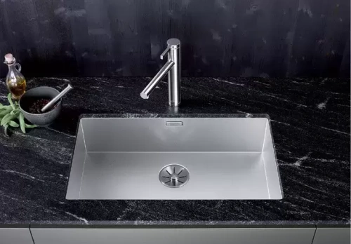 Мойка Blanco ZEROX 700-U Durinox® отводная арматура InFino® нержавеющая сталь фото 2