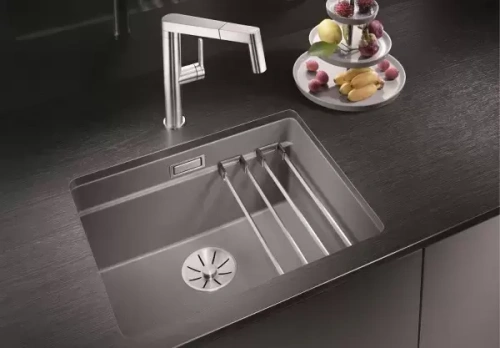 Мойка Blanco ETAGON 500-U SILGRANIT PuraDur алюметаллик фото 2