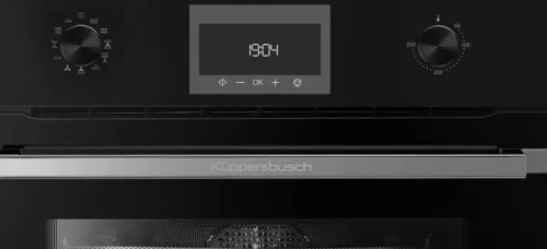 Компактный духовой шкаф с микроволнами Kuppersbusch CBM 6330.0 S3 Silver Chrome фото 2