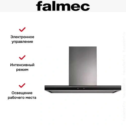 Вытяжка Falmec Lumina 90 Glass Black island (NRS) фото 3