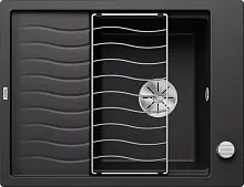 Мойка BLANCO ELON 45 S Silgranit черный, клапан-автомат