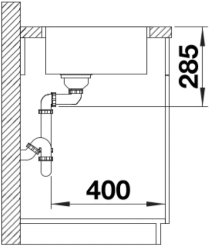 Мойка BLANCO SOLIS 450-IF нержавеющая сталь фото 5