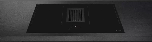 Индукционная варочная панель со встроенной вытяжкой Smeg HOBD482D фото 8