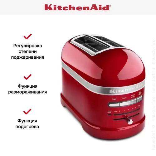 Тостер KitchenAid Artisan 5KMT2204ECA карамельное яблоко фото 7