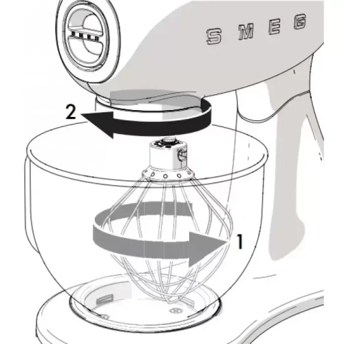 Планетарный миксер Smeg SMF02RDEU фото 7
