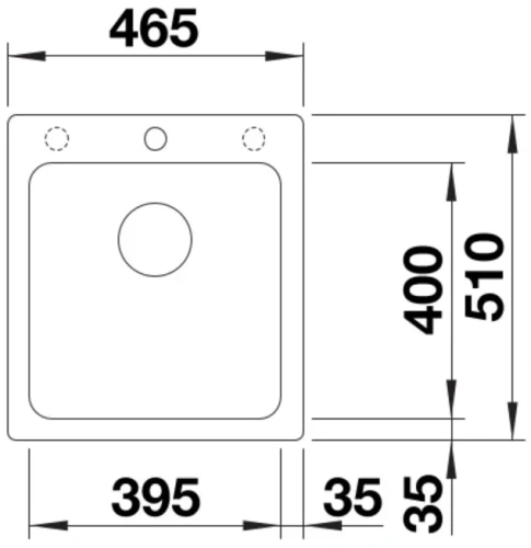 Мойка BLANCO NAYA 45 Silgranit белый фото 5