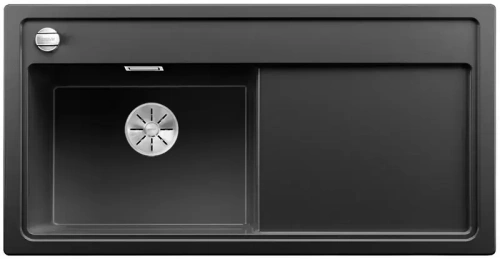 Мойка Blanco ZENAR XL 6 S чаша слева, доска стекло клапан-автомат InFino® антрацит