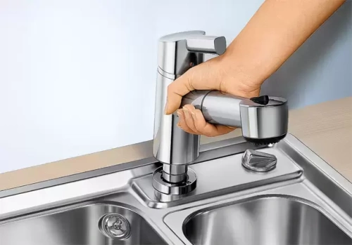 Смеситель Blanco Elipso-S-F II хром фото 5