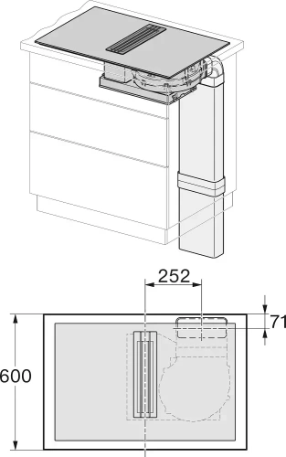 Индукционная варочная панель с вытяжкой Miele KMDA 7634 FR фото 5