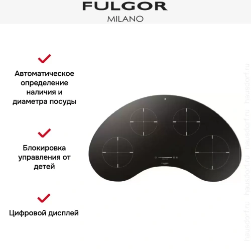 Индукционная варочная панель Fulgor Milano CHM 904 ID TS BK фото 2