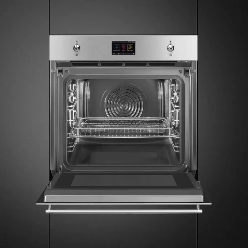 Духовой шкаф с паром Smeg SO6303APX фото 5